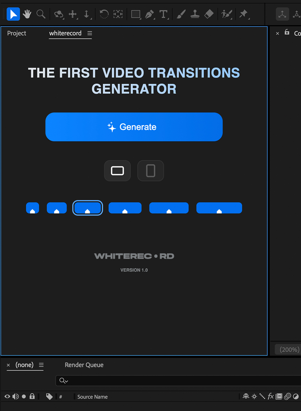 Whiterecord Extension