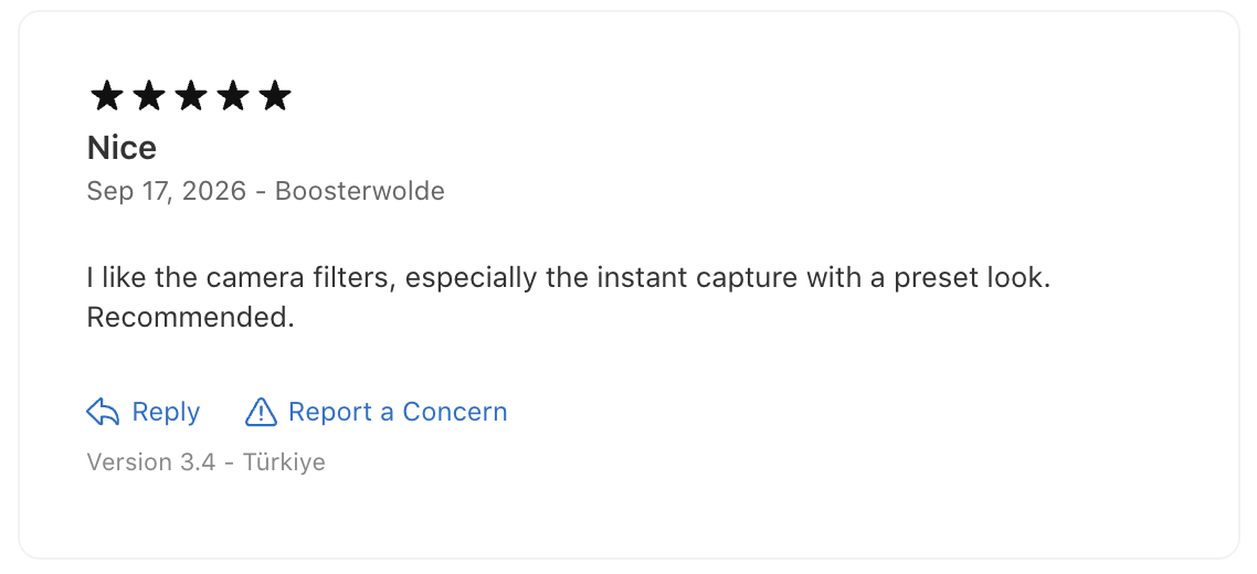 User review of PureRaw app